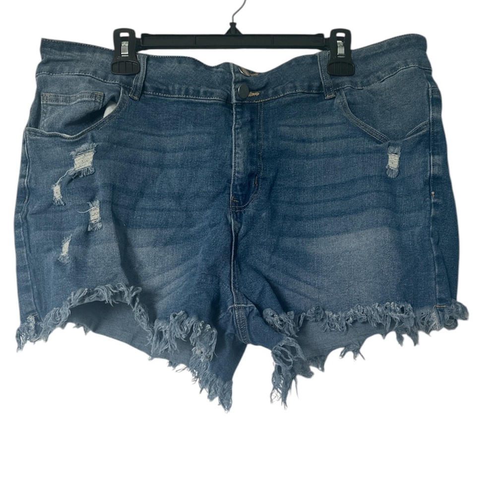 Denim Distressed Women's Shorts